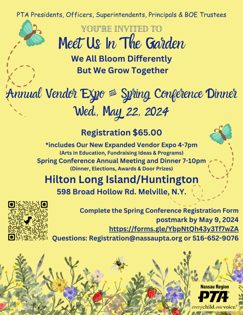 Nassau Region PTA – Serving PTA Units and Councils in Nassau and Queens  Counties in NY